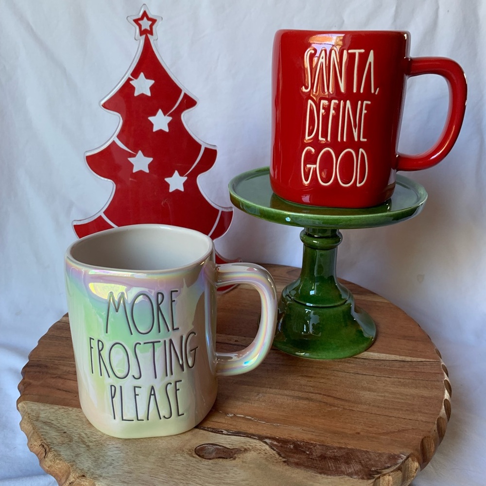 Rae Dunn Christmas mug set